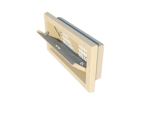 Ventilation pig and poultry house side wall inlet 2000-PBR-C side view - TPI-Polytechniek