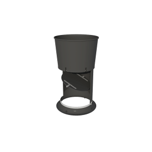 Exhaust chimney with rain cone - TPI-Polytechniek