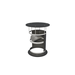Exhaust chimney with rain cap - TPI-Polytechniek